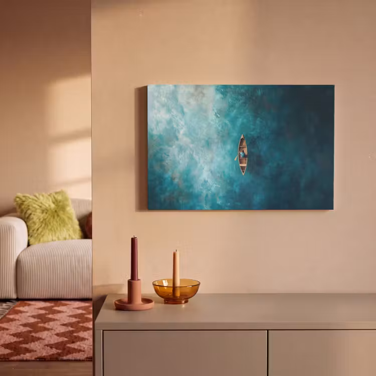 Canvas Print - Boat - Water - Blue — 2