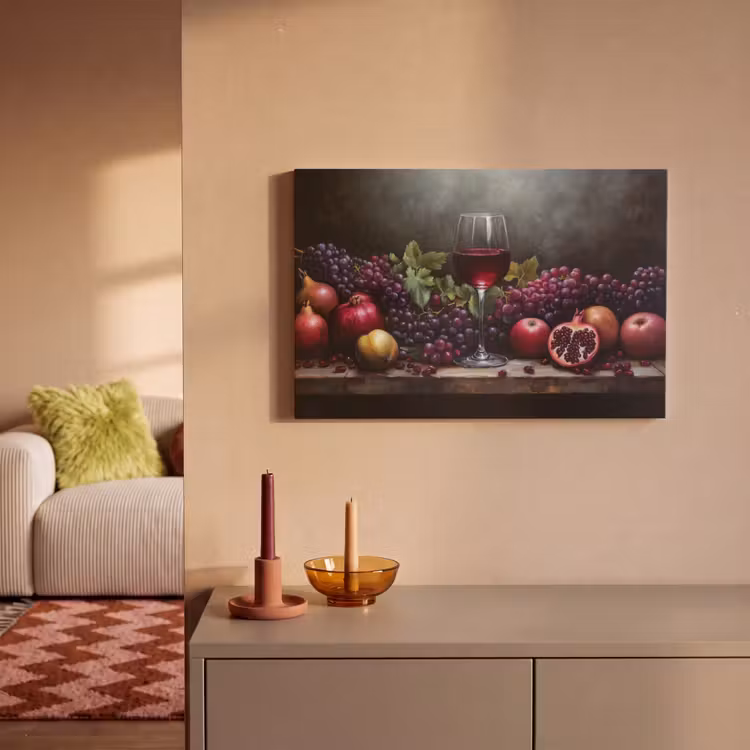 Canvas Print - Wine - Fruit - Still Life — 2