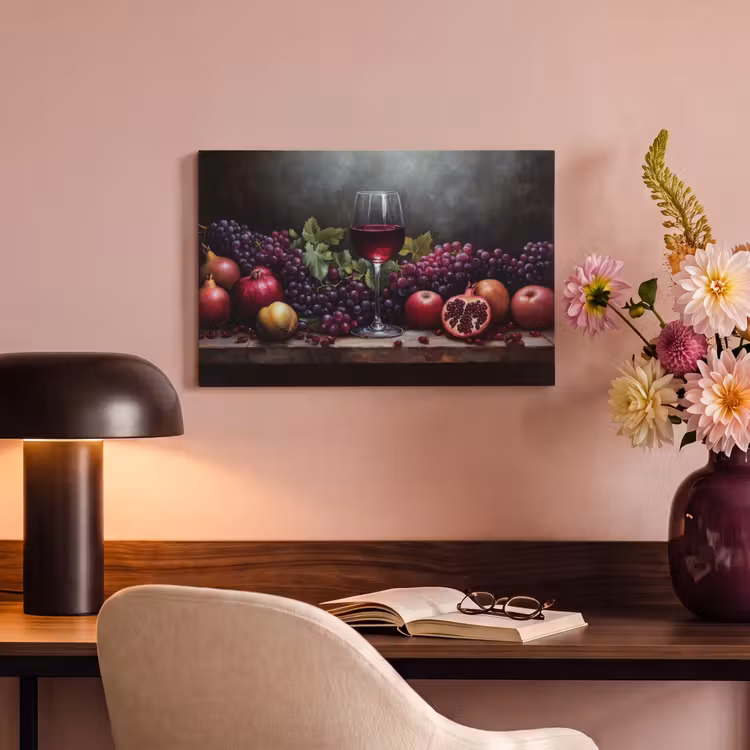 Canvas Print - Wine - Fruit - Still Life — 4