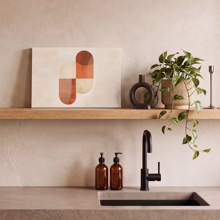 Canvas Print - Arches - Beige - Shapes — 3