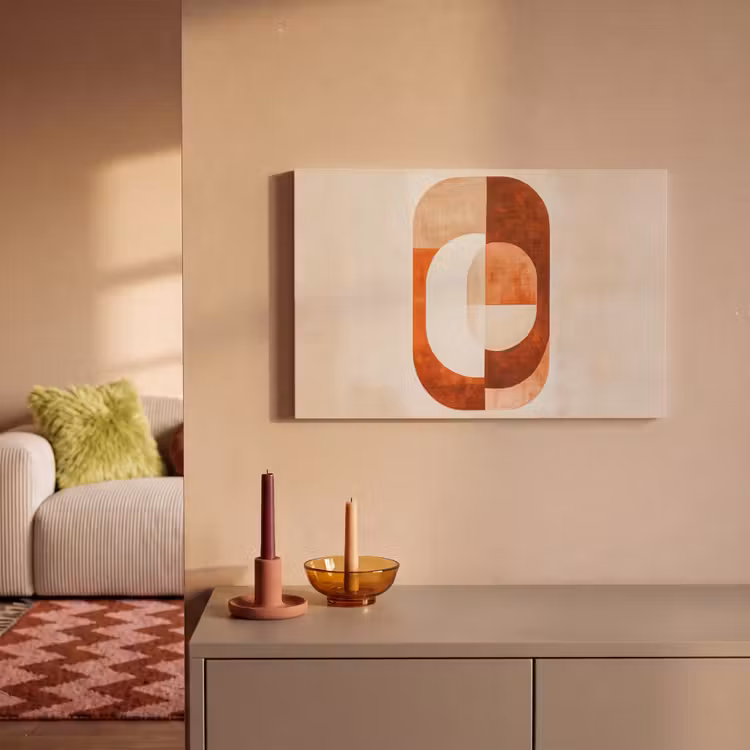 Canvas Print - Illustration - Abstract - Shapes - Red — 2