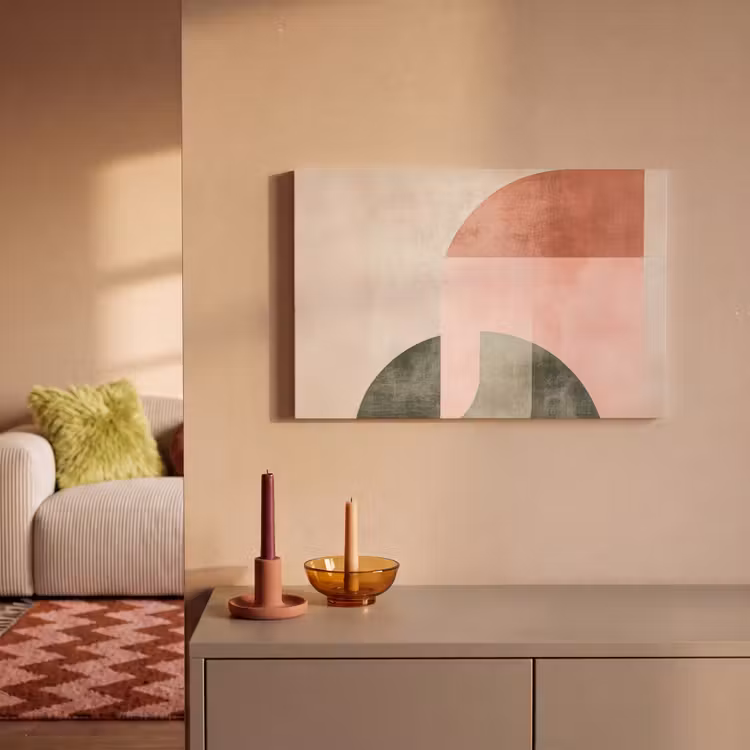 Canvas Print - Circle - Abstract - Pink — 2