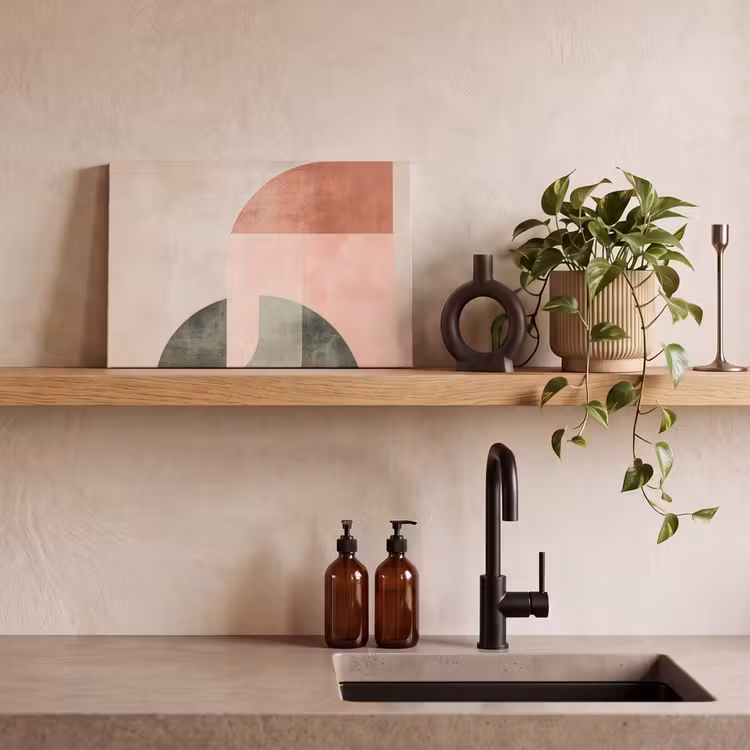 Canvas Print - Circle - Abstract - Pink — 3