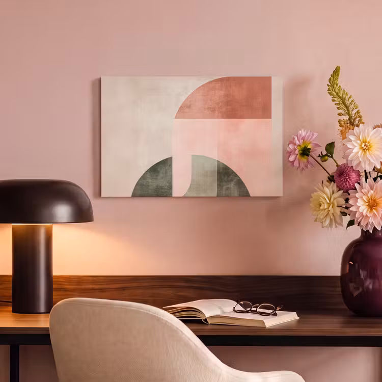 Canvas Print - Circle - Abstract - Pink — 4