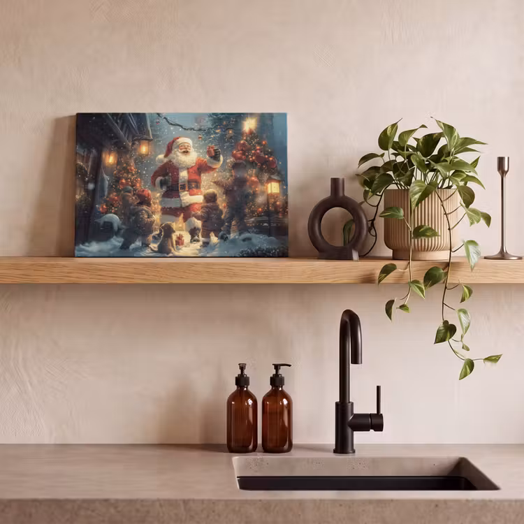 Canvas Print - Christmas cheer - Snow - Colorful — 3