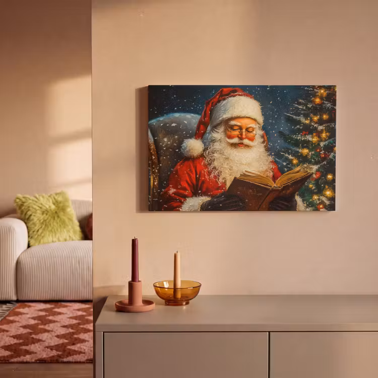 Canvas Print - Santa Claus - Christmas - Winter - Christmas tree — 2