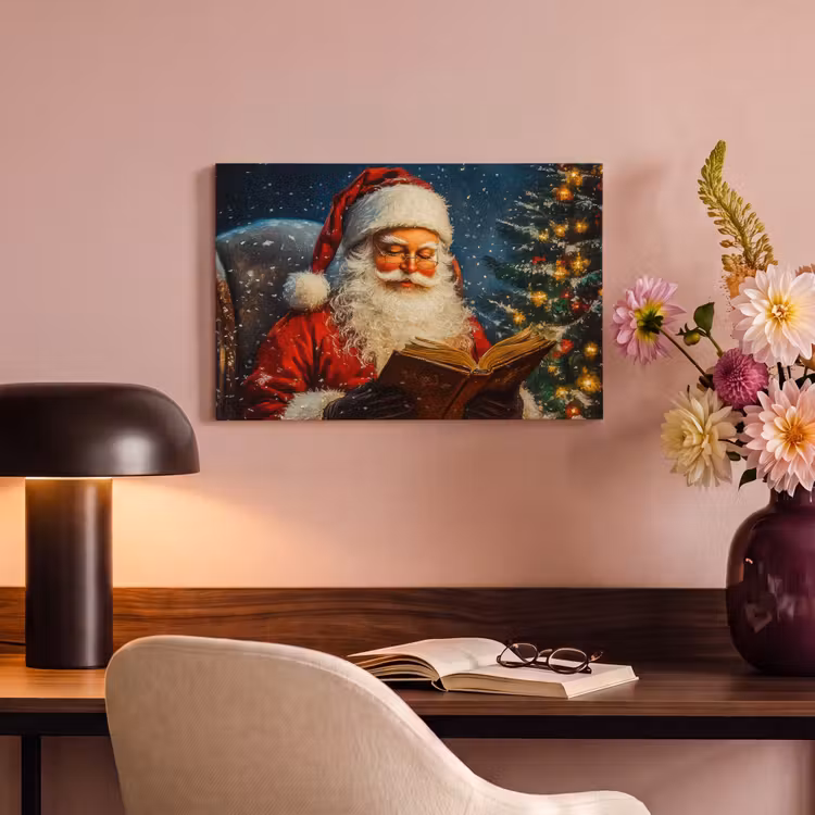 Canvas Print - Santa Claus - Christmas - Winter - Christmas tree — 4