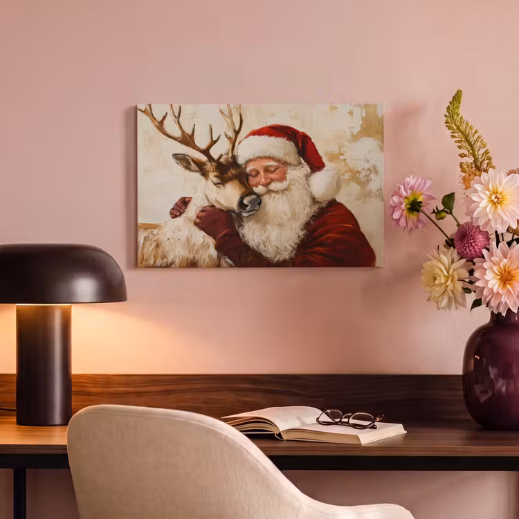 Canvas Print - Santa Claus - Reindeer - Christmas - Christmas — 4