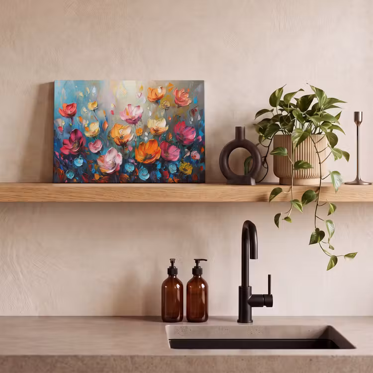 Canvas Print - Poppies - Flowers - Art - Botanical — 3