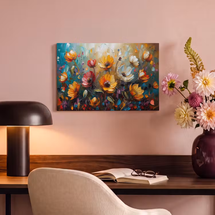 Canvas Print - Watercolor - Flowers - Art - Modern — 4