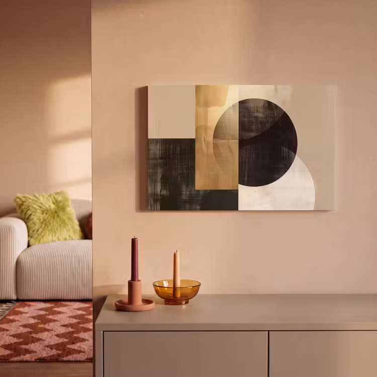 Canvas Print - Abstract - Gold - Black - Art — 2