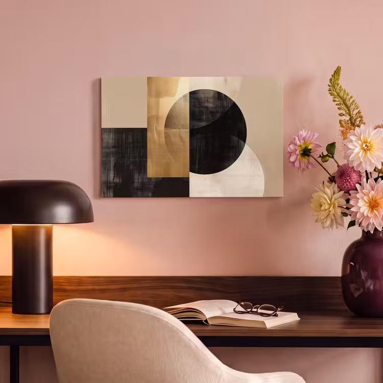 Canvas Print - Abstract - Gold - Black - Art — 4