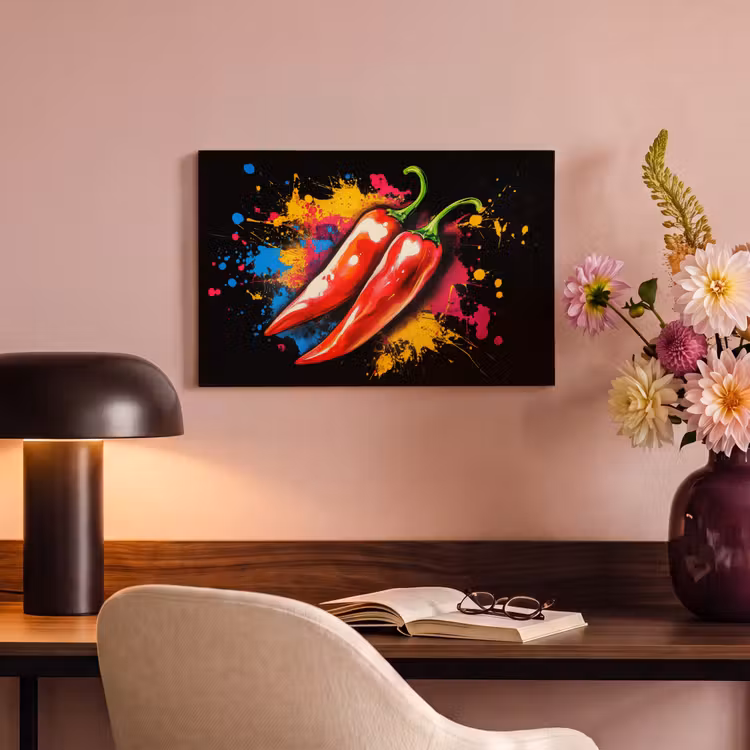 Canvas Print - Pepper - Graffiti - Paint - Abstract - Modern - Colorful — 4