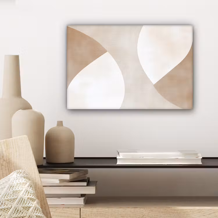 Canvas Print - Brown - Japandi - Abstract — 5