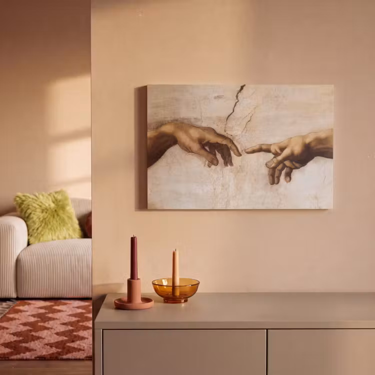 Canvas Print - Adam - Michelangelo - Painting - Creation of Adam — 2