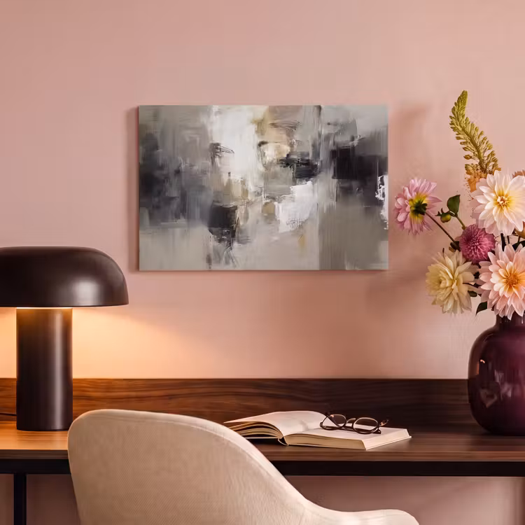 Canvas Print - Color palette - Brush strokes - Beige - Misty — 4