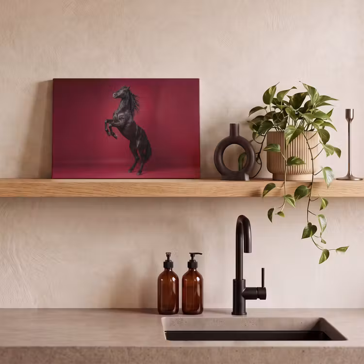 Canvas Print - Stallion - Steigert - Red — 3