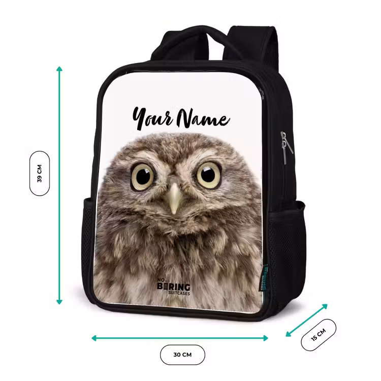 Kids' Backpacks Black -. Ulke Owl — 2