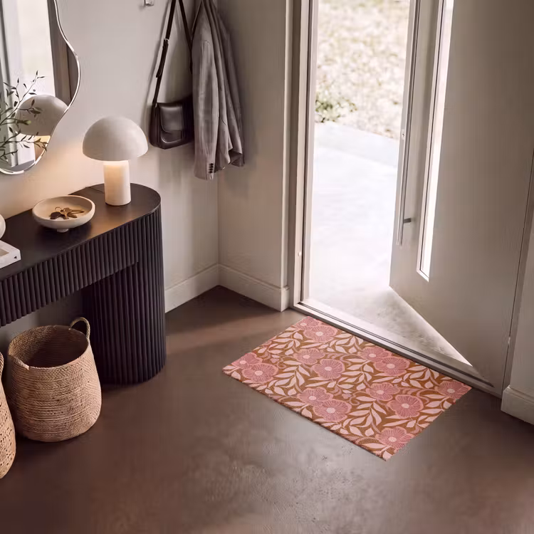 Doormat - Atmosphere - Flowers - Pink — 8
