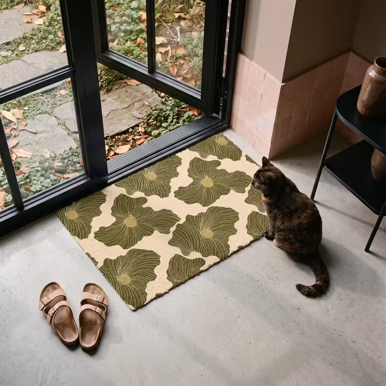 Doormat - Modern - Abstract - Green — 2