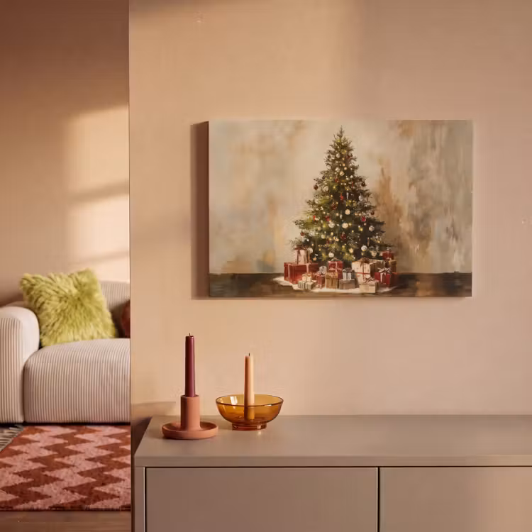 Canvas Print - Christmas tree - Decorated - Colorful — 2