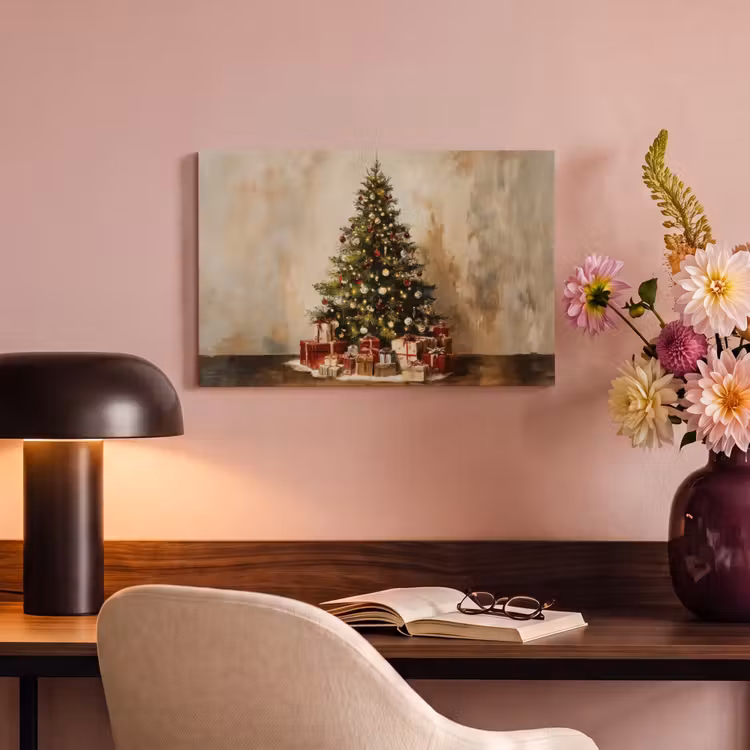 Canvas Print - Christmas tree - Decorated - Colorful — 4