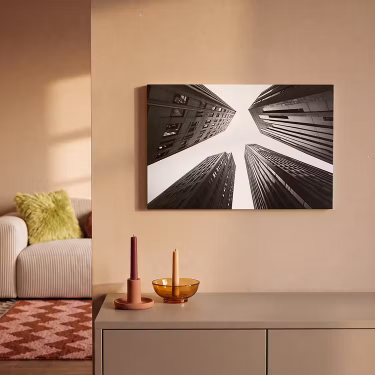 Canvas Print - Buildings - Air - Black — 2