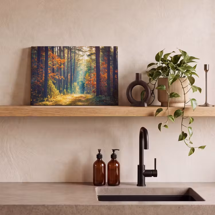 Canvas Print - Forest - Sun - Nature - Autumn — 3