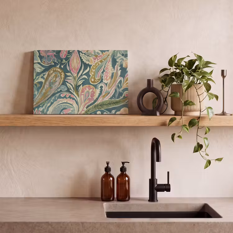 Canvas Print - Patterned - Colorful - Ornate - Green — 3