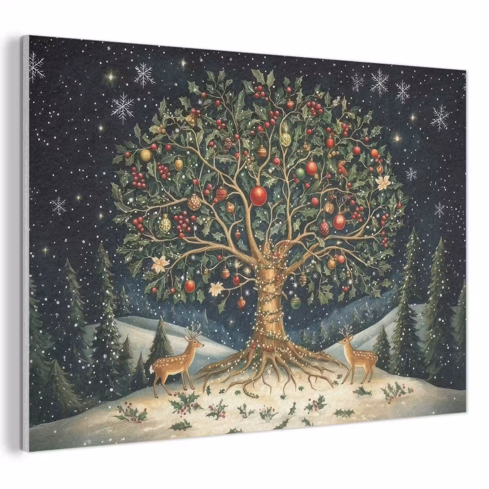 Acoustic Felt - Party tree - Winter sky - Colorful — 1