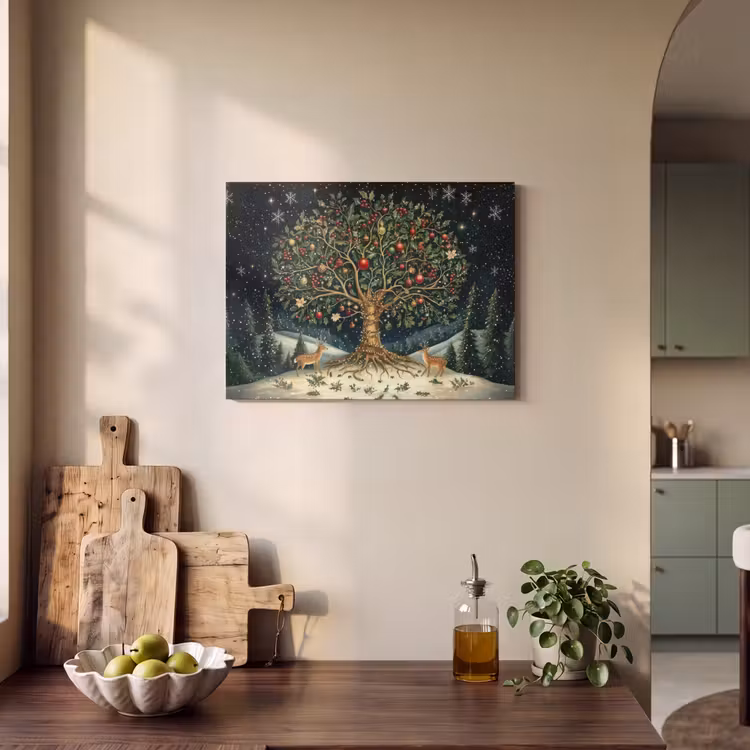 Acoustic Felt - Party tree - Winter sky - Colorful — 3