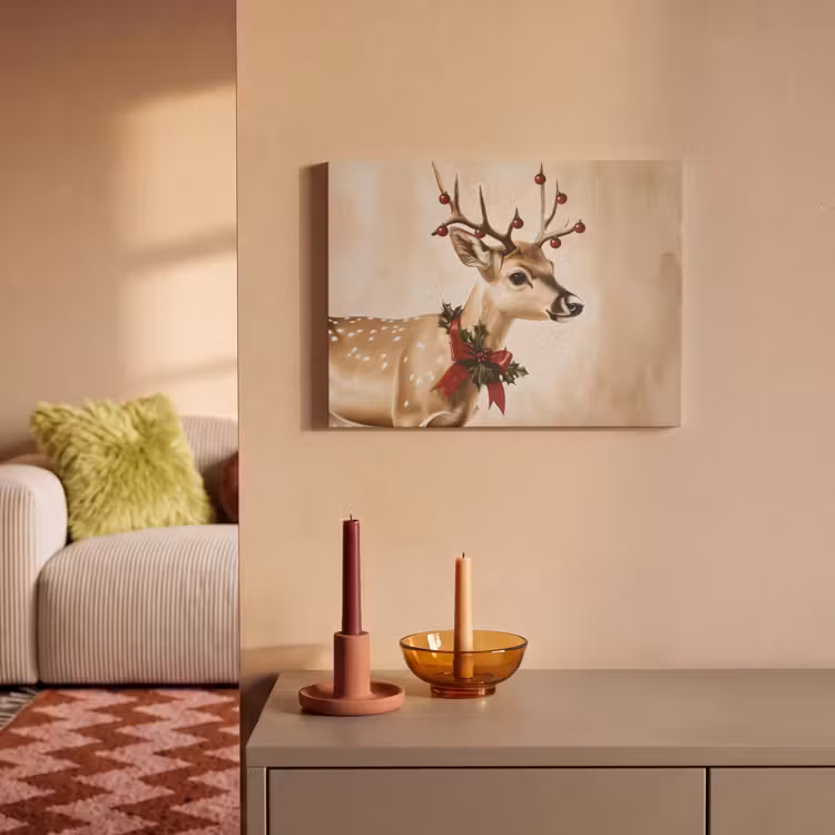 Acoustic Felt - Antlers - Christmas - Reindeer - Red — 2
