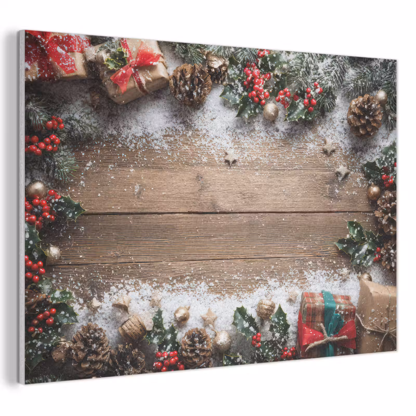 Acoustic Felt - Christmas decorations - Gifts - Wood - Multicolored — 1