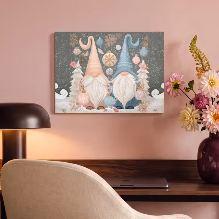 Acoustic Felt - Christmas - Gnomes - Pastel — 4