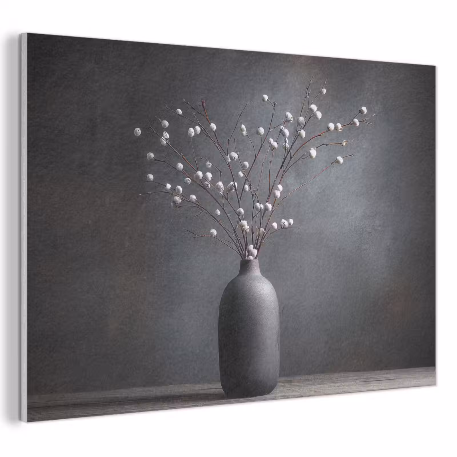 Acoustic Felt - Branches - Vase - Spheres - White — 1