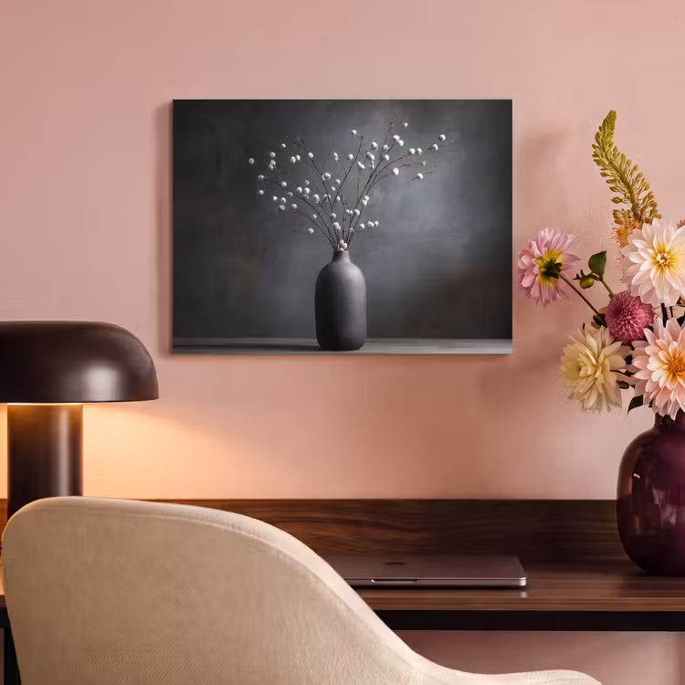 Acoustic Felt - Branches - Vase - Spheres - White — 4