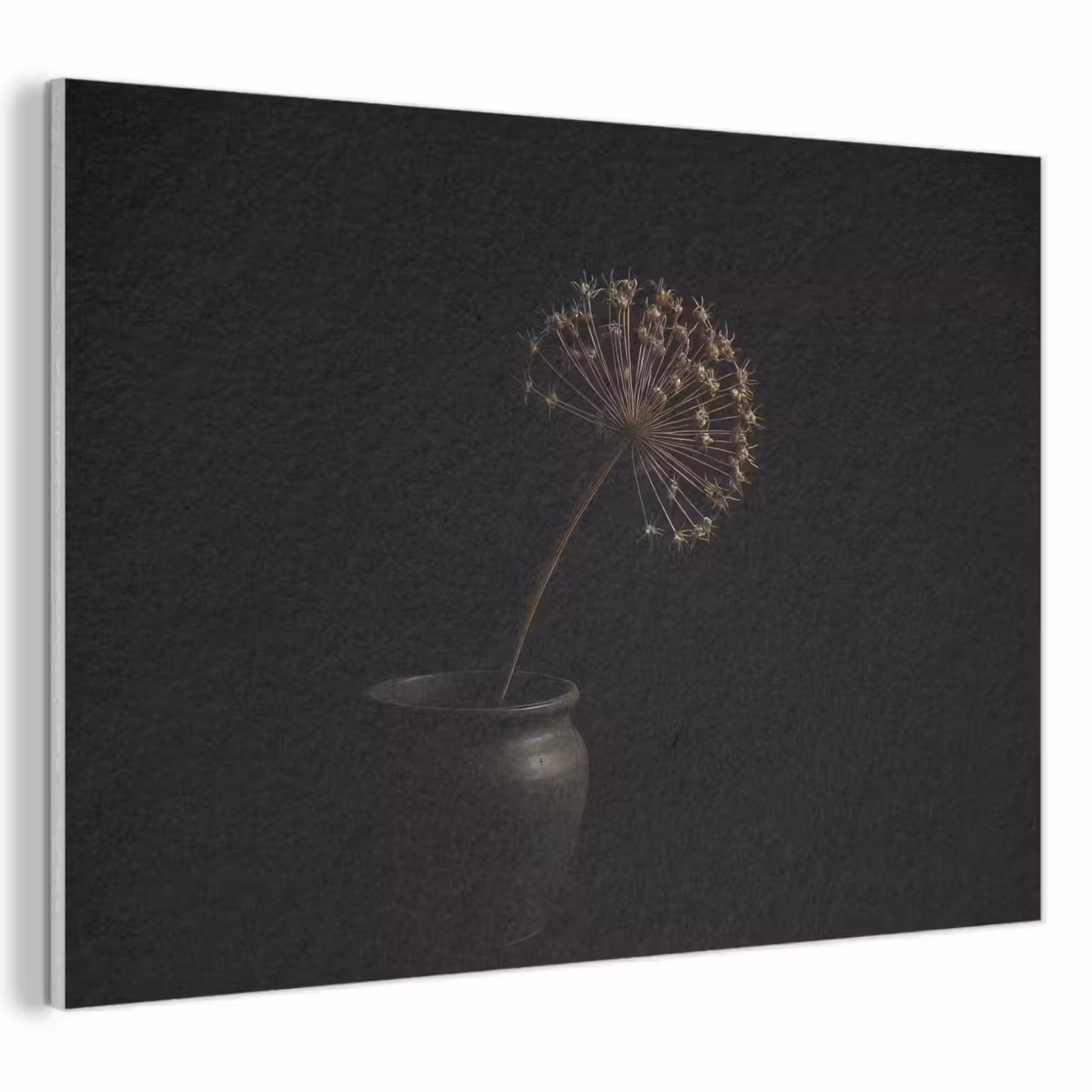 Acoustic Felt - Bulb - Dried - Vase - Black — 1