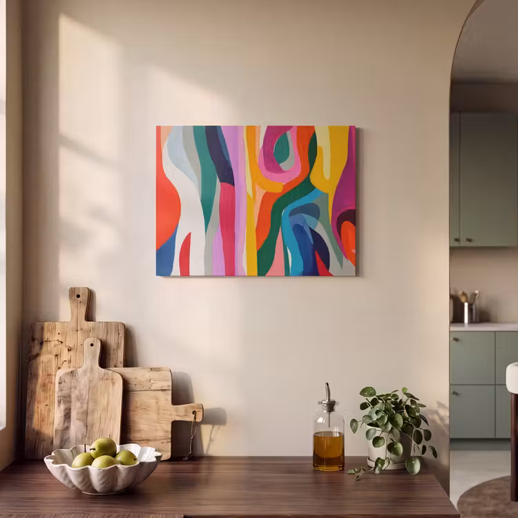 Acoustic Felt - Abstract - Colorful - Waves - Lines — 3
