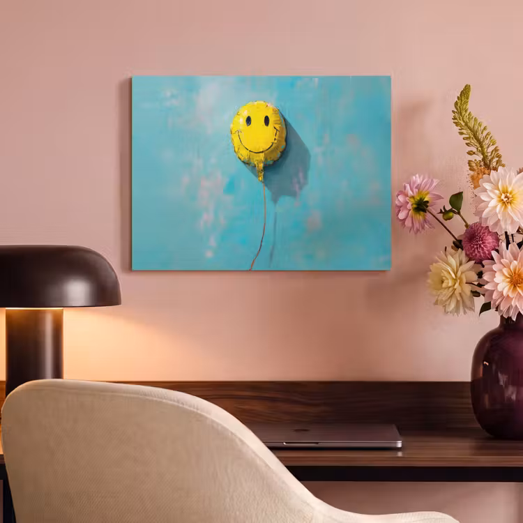 Acoustic Felt - Balloon - Yellow - Smiley — 4
