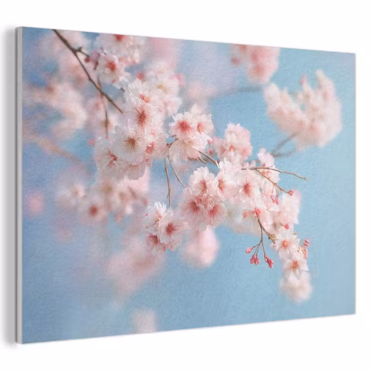 Acoustic Felt - Branches - Blossoms - Pink — 1