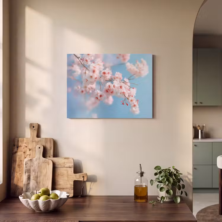 Acoustic Felt - Branches - Blossoms - Pink — 3