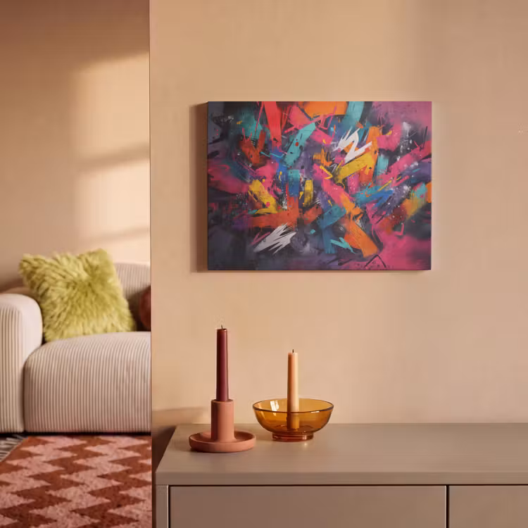 Acoustic Felt - Abstract - Explosion - Neon colors — 2