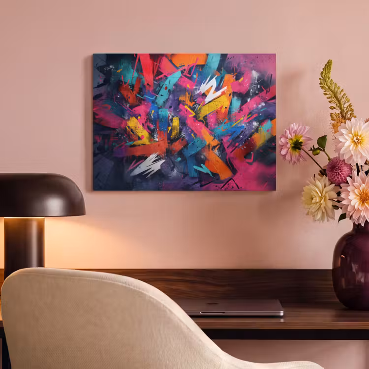 Acoustic Felt - Abstract - Explosion - Neon colors — 4