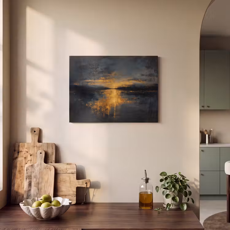 Acoustic Felt - Golden Reflection on Water — 3