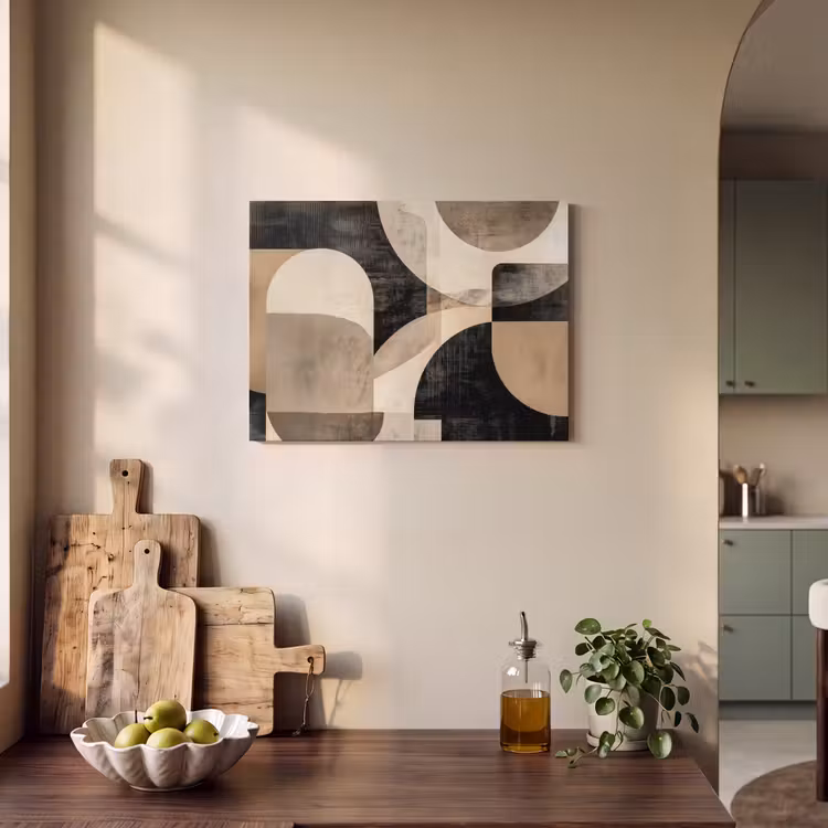 Acoustic Felt - Abstract - Shapes - Modern - Beige — 3