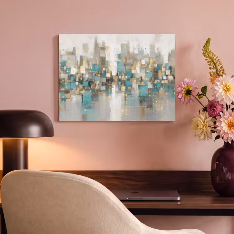 Acoustic Felt - Abstract - Blocks - Gold - Skyline — 4