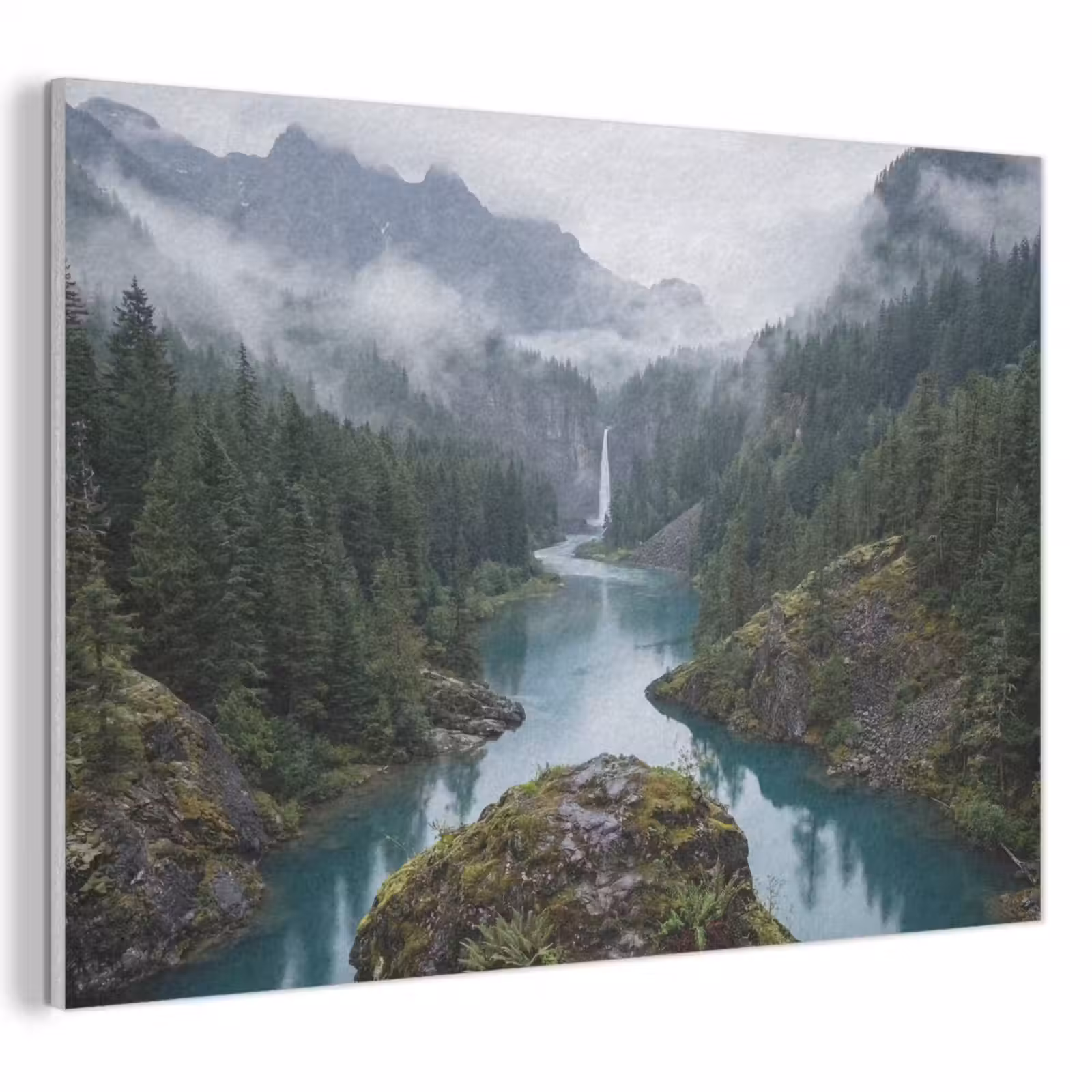 Acoustic Felt - Waterfall - Trees - Mountains — 1