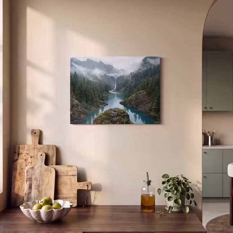 Acoustic Felt - Waterfall - Trees - Mountains — 3