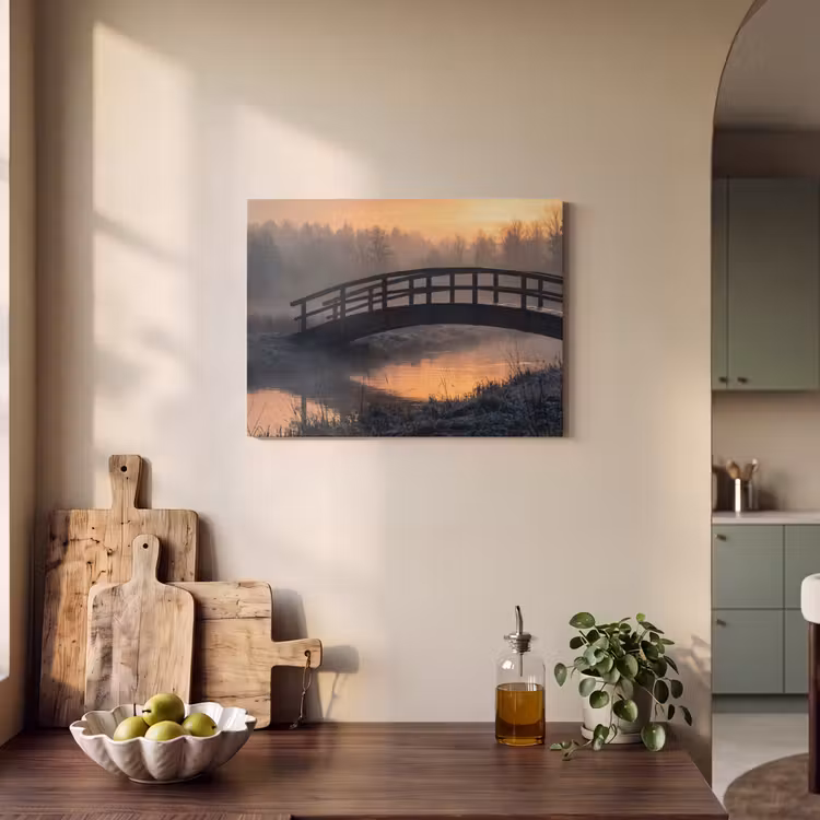 Acoustic Felt - Bridge - Fog - Trees - Water — 3