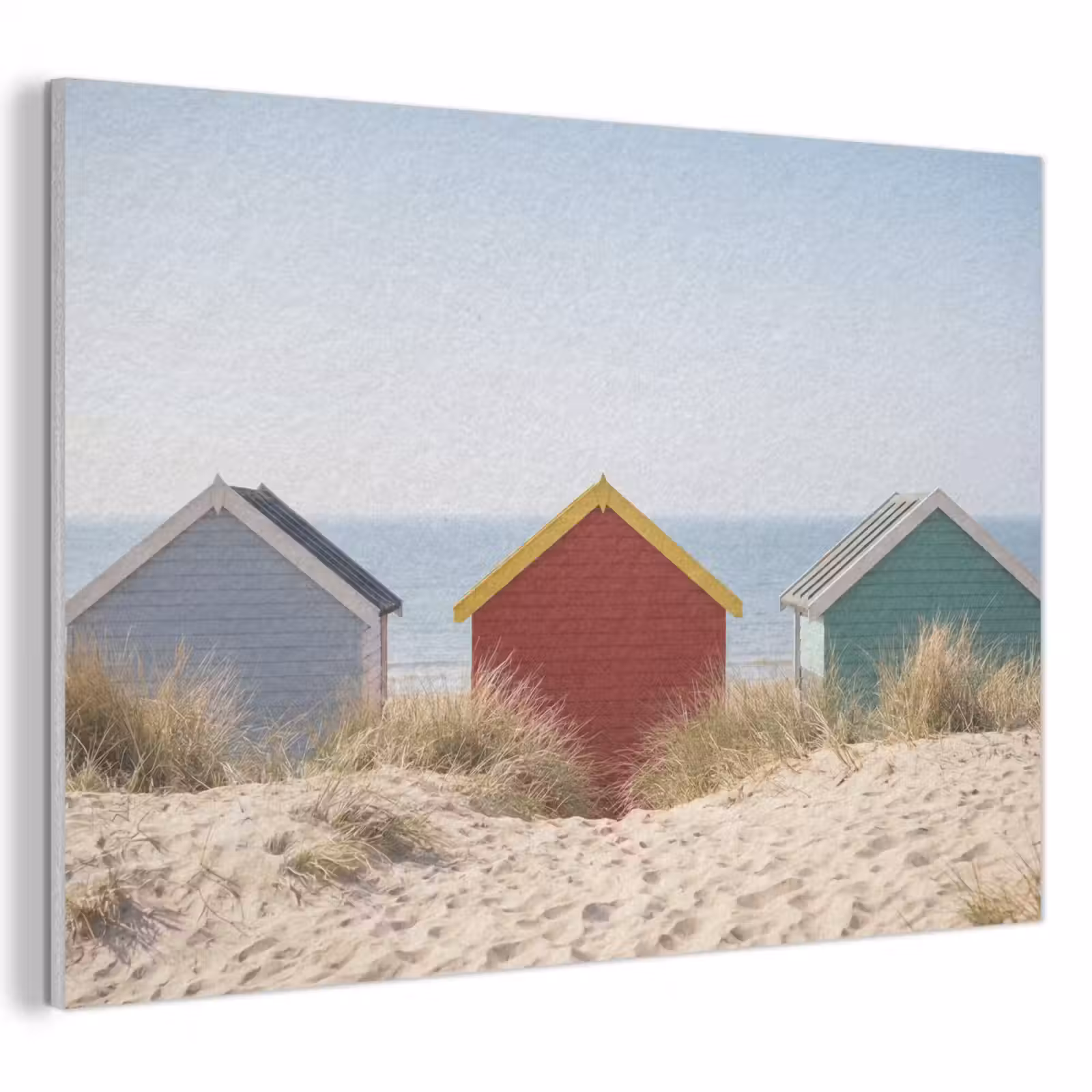 Acoustic Felt - Beach - Cottages - Colorful - Dunes — 1
